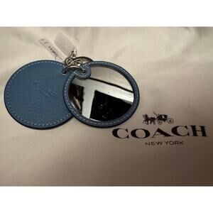 New Coach Disney Dalmatian's Mirror Blue Black Keychain